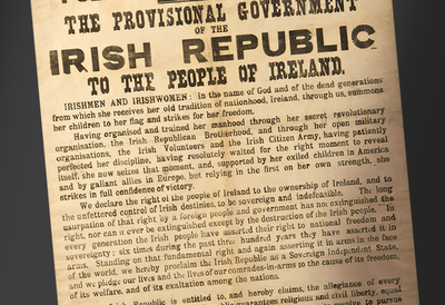 Photo of the Original 1916 Proclamation