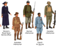 Soldiers from WW1 on Encyclopaedia Britannica