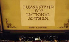 Should the anthem be played in a cinema?