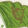 Green Flag with Harp