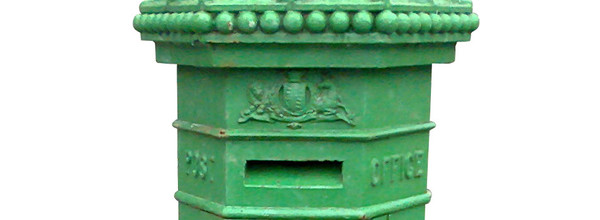 Victorian Penfold Pillarbox painted Green