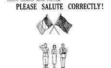1945, Respecting the Flag in Schools