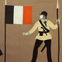The first coloured image of the Irish tricolour, 1853.