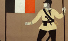 The first coloured image of the Irish tricolour, 1853.