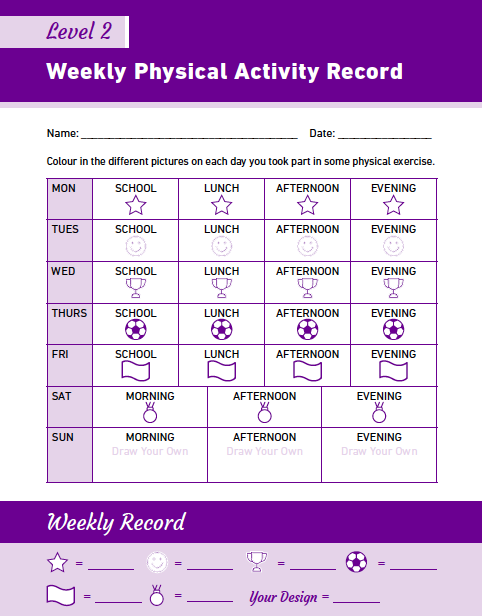 pe homework sheets