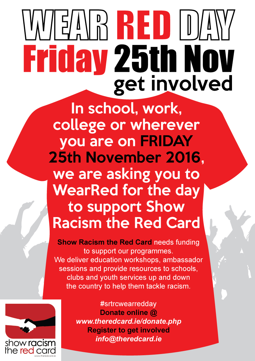 Wear Red Day - Show Racism the Red Card