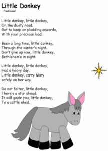 Little Donkey - Christmas Poem - Scoilnet