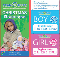 Image result for team hope shoebox appeal